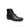 Men′ S Lace-up Embossing Leather Business Boots